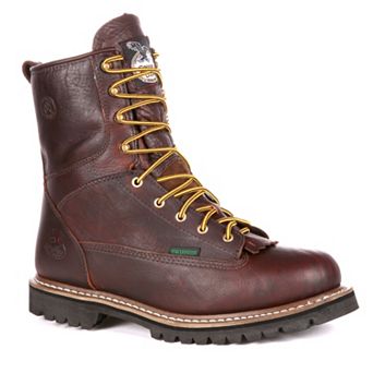 Georgia Boots Loggers Men's 8 in Waterproof Work Boots