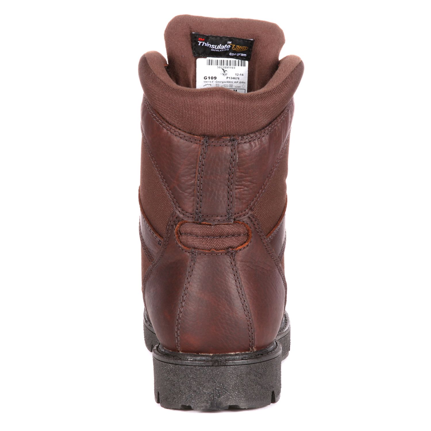 Georgia Boot Men's Homeland Arbeitssstiefel, 8 Zoll (20,3 Cm) | Wasserdicht, Isoliert, Stahlkappe