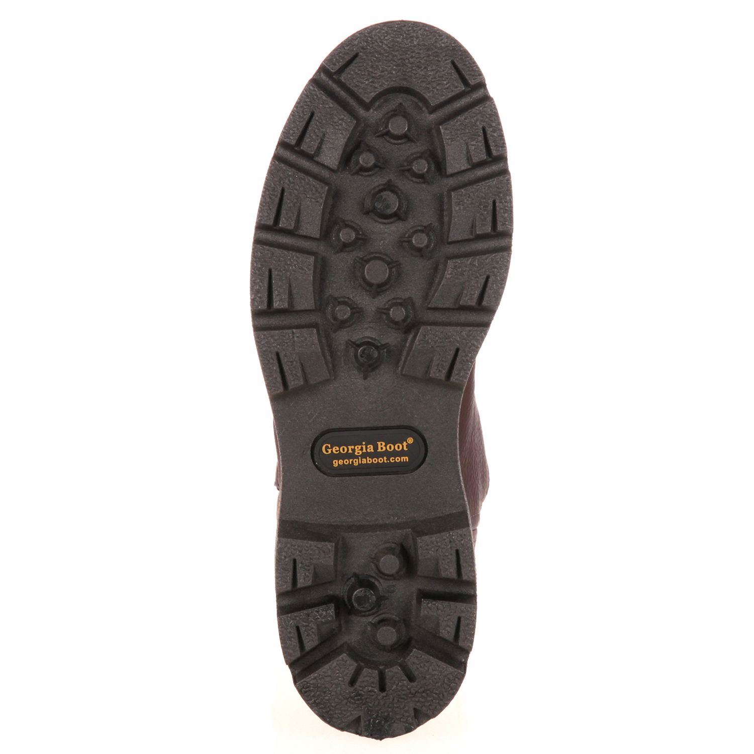 Georgia Boot Men's Homeland 8" Work Boot - Moc Toe Slip-On, Full Grain Leather, Comfort Insole - View #10