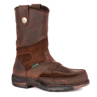 Georgia Boots Athens Men's 10 in Waterproof Wellington Work Boots