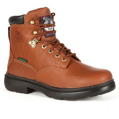 NEW GEORGIA BOOT men\'s flex point comfort core waterproof boots in brown Georgia Boot Flexpoint Waterproof 6 main image 2