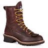 Georgia Boot Men's Steel Toe Waterproof Thinsulate Logger Boots, 8 in., Brown at Tractor Supply Co