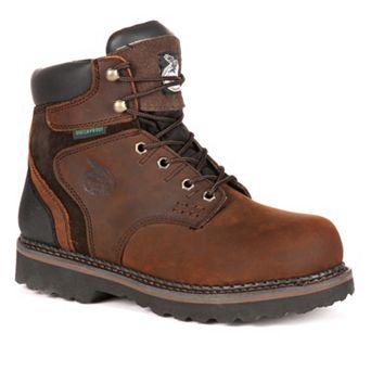 Georgia Boots Brookville Men's 6 in Waterproof Work Boots