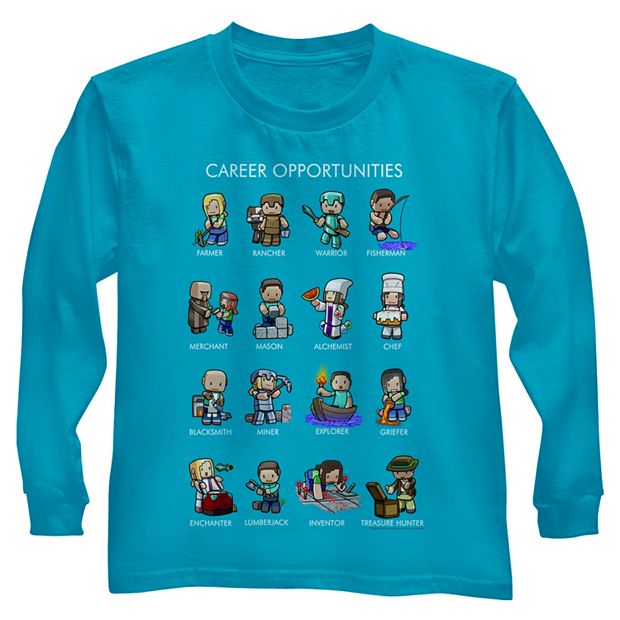 Minecraft Boys 4-7 Career Opportunities Tee