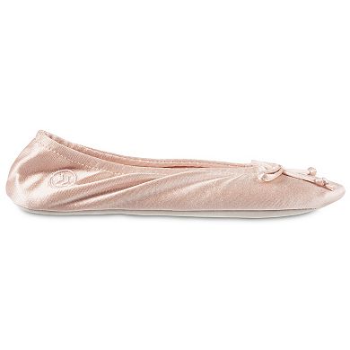 isotoner Satin Women's Ballerina Slippers