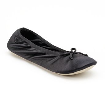 isotoner Satin Women's Ballerina Slippers