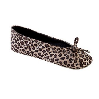 isotoner Satin Women's Ballerina Slippers