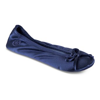 isotoner Satin Women's Ballerina Slippers