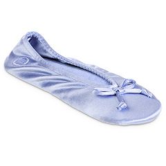 Isotoner ballet best sale slippers kohl's