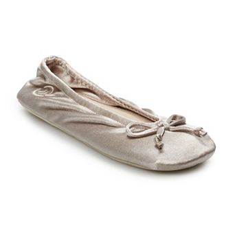 isotoner Satin Women's Ballerina Slippers