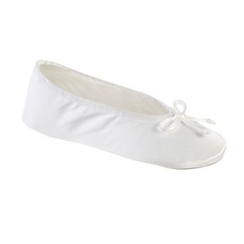 isotoner Satin Women's Ballerina Slippers