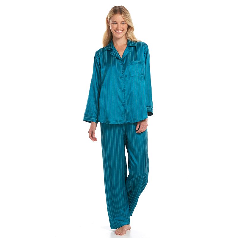 Long Sleeves Satin Pajamas | Kohl's