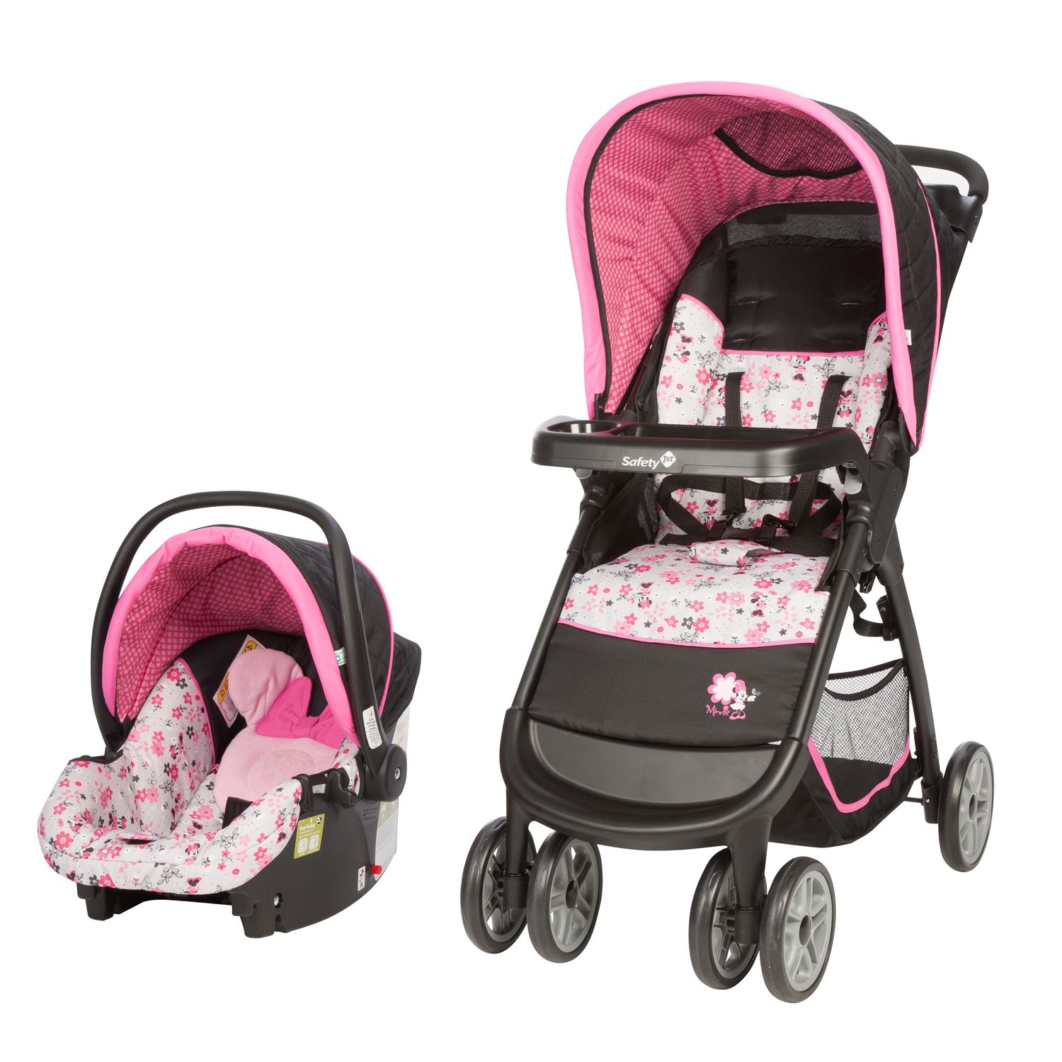 minnie mouse car seat and stroller