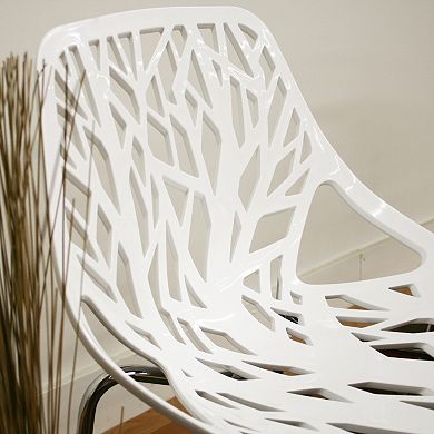 Baxton Studio 2-Piece Birch Sapling Accent Chair Set