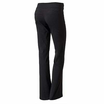 Bootcut Pants Kohls Black Work Pants Women's 9® Magic Waist Tummy