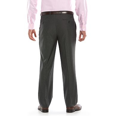 Men's Apt. 9 Slim-Fit Black Pindot Flat-Front Suit Pants