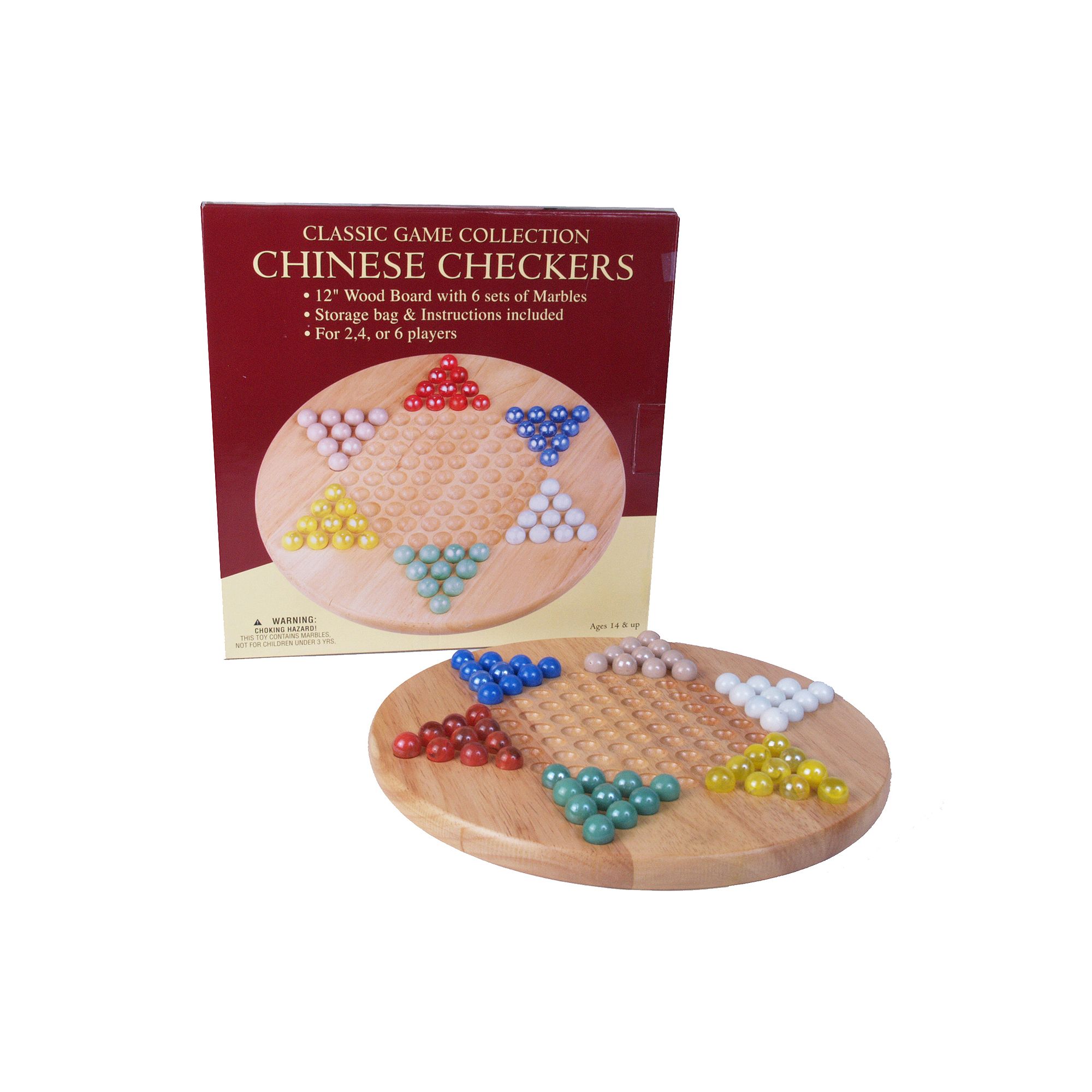 Chinese Checkers Game by John N. Hansen Co., Multicolor