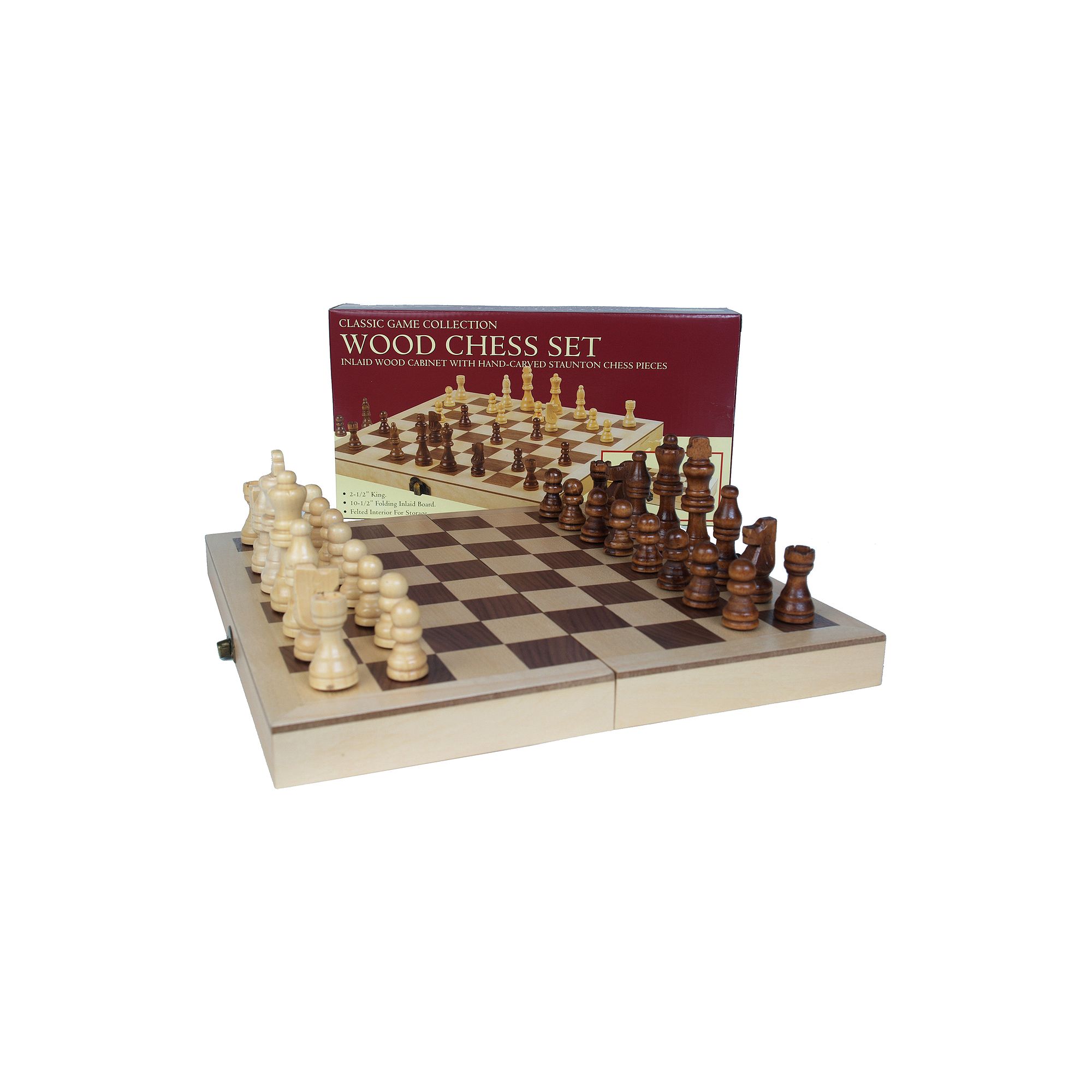 Folding Chess Game by John N. Hansen Co., Multicolor