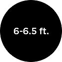 6-6.5 ft.