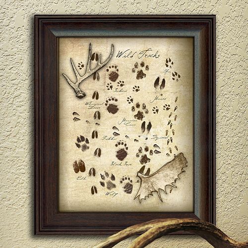 ''Animal Tracks'' Framed Wall Art