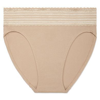 Warners No Pinching, No Problems® Dig-Free Comfort Waist with Lace Cotton Hi-Cut RT2091P