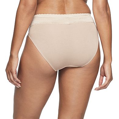 Warners No Pinching, No Problems® Dig-Free Comfort Waist with Lace Cotton Hi-Cut RT2091P