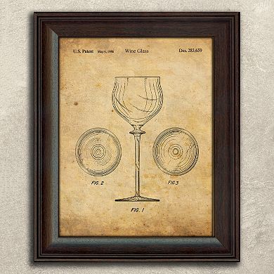 ''Wine'' 2-piece Framed Wall Art