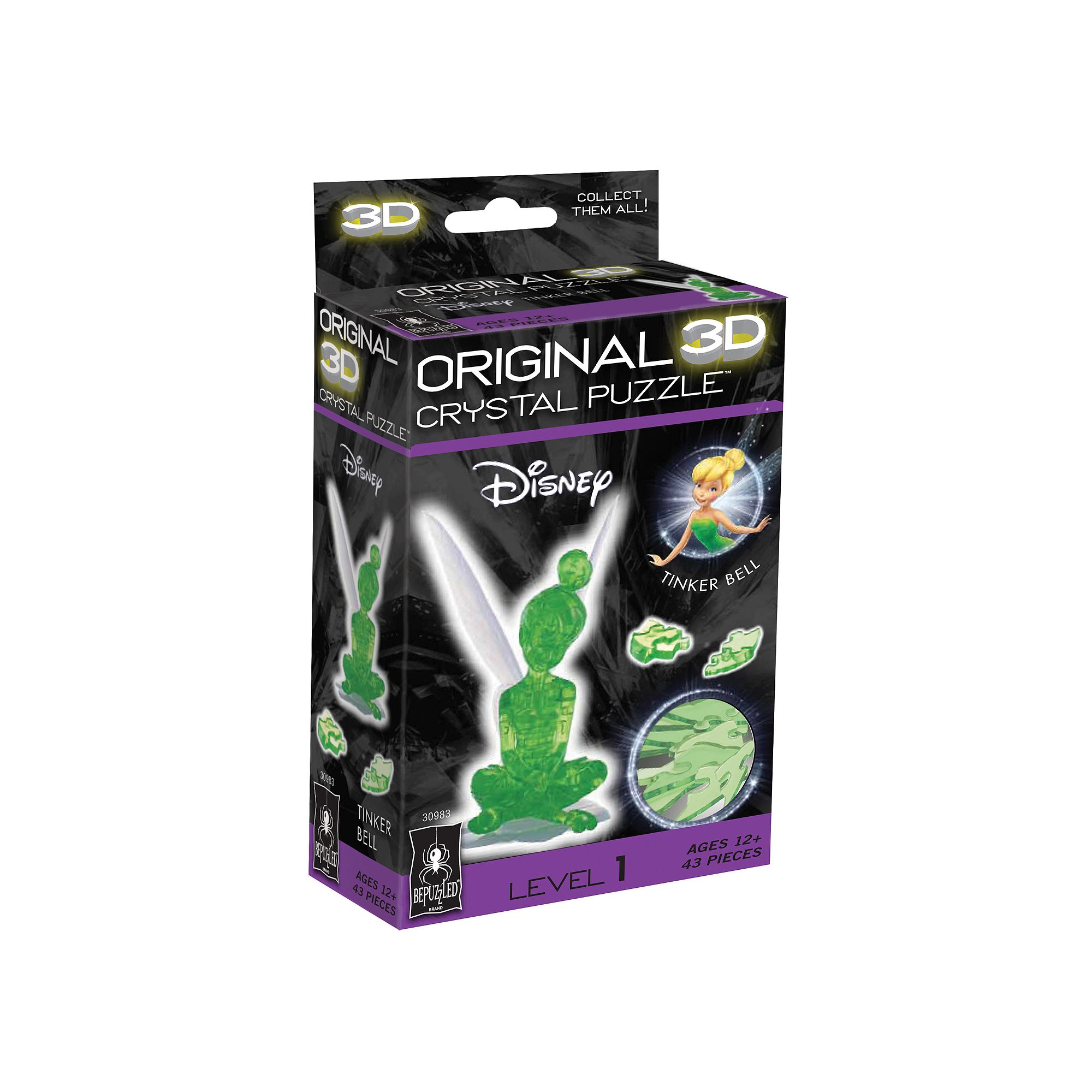 Disneys Peter Pan 43-pc. Tinker Bell 3D Crystal Puzzle by BePuzzled, Multi