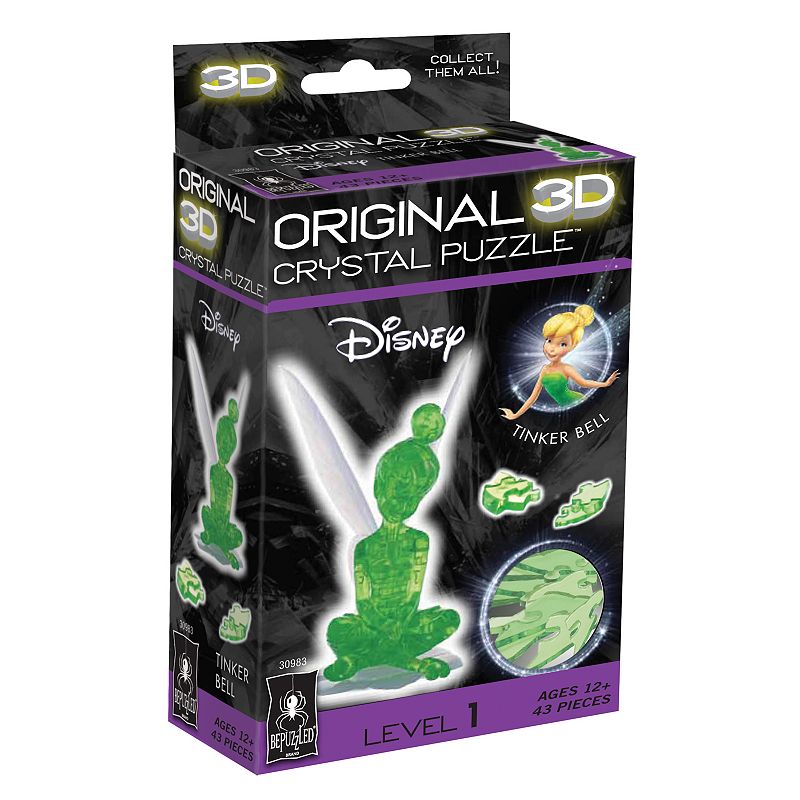 Disneys Peter Pan 43-pc. Tinker Bell 3D Crystal Puzzle by BePuzzled, Multi