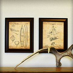 Fly Fishing'' 2-piece Framed Wall Art Set