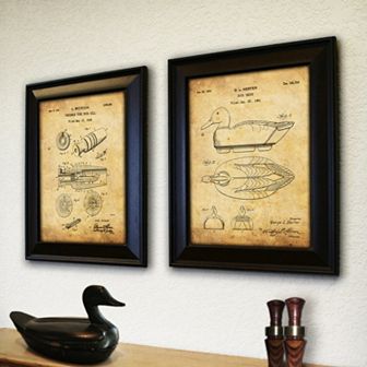 ''Duck Hunter'' 2 pc Wall Art Set