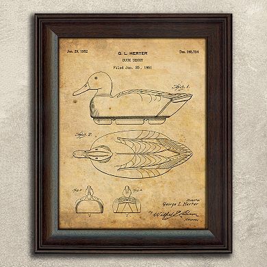 ''Duck Hunter'' 2-piece Wall Art Set