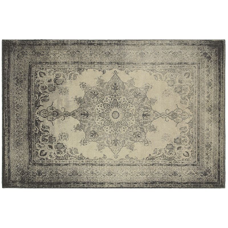 StyleHaven Chesapeake Faded Heriz Rug, Lt Beige, 8X11 Ft
