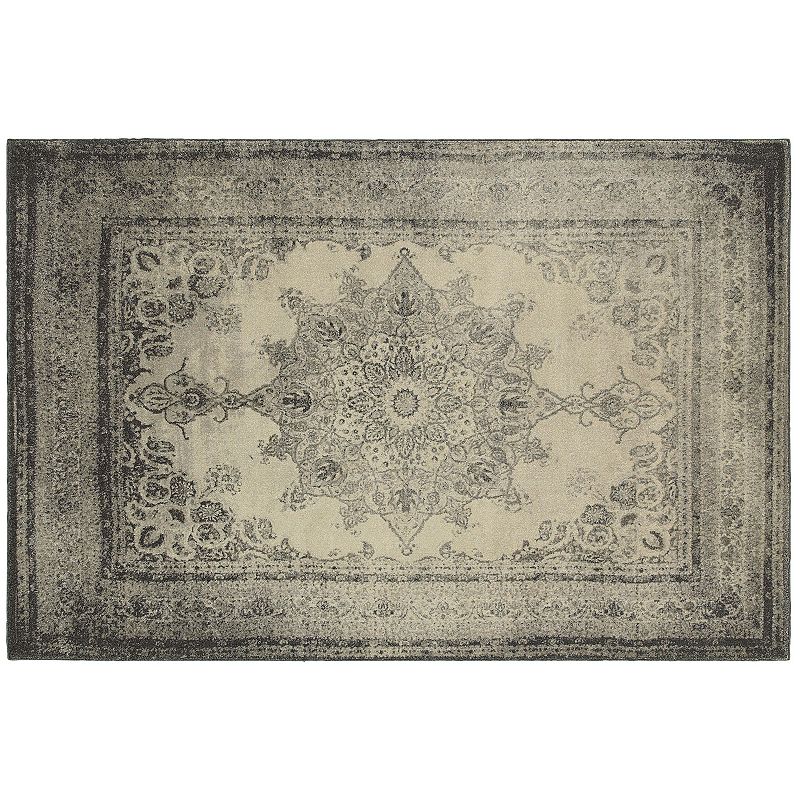 StyleHaven Chesapeake Faded Heriz Rug, Lt Beige, 8X11 Ft