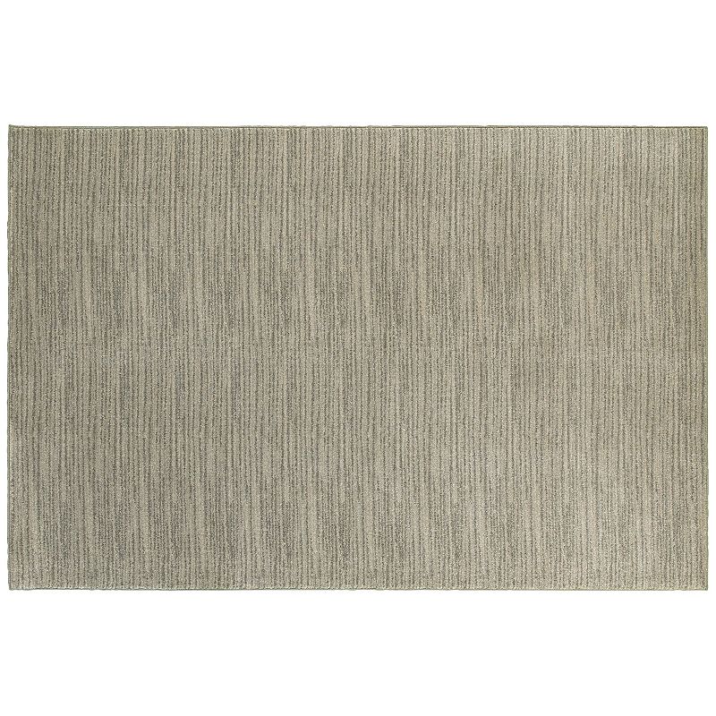 StyleHaven Chesapeake Distressed Stripe Rug, Lt Beige, 8X11 Ft