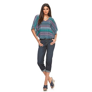 Women's Jennifer Lopez Flyaway Chiffon Top