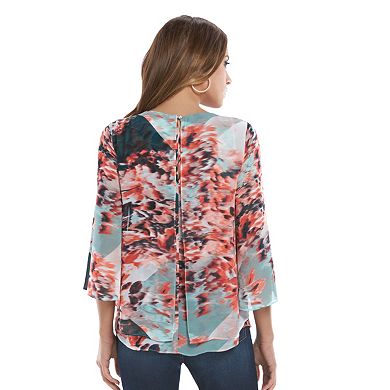 Women's Jennifer Lopez Flyaway Chiffon Top
