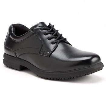 Nunn Bush Sherman Men's Plain Toe Slip-Resistant Oxford Shoes