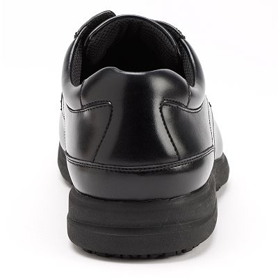 Nunn Bush Sherman Men s Plain Toe Slip Resistant Oxford Shoes