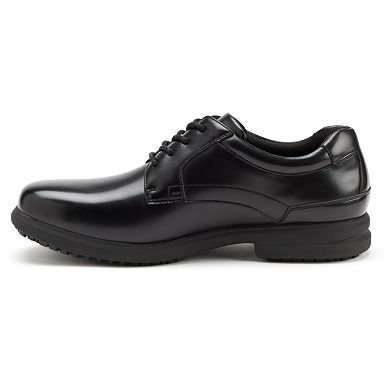 Nunn Bush Sherman Men's Plain Toe Slip-Resistant Oxford Shoes