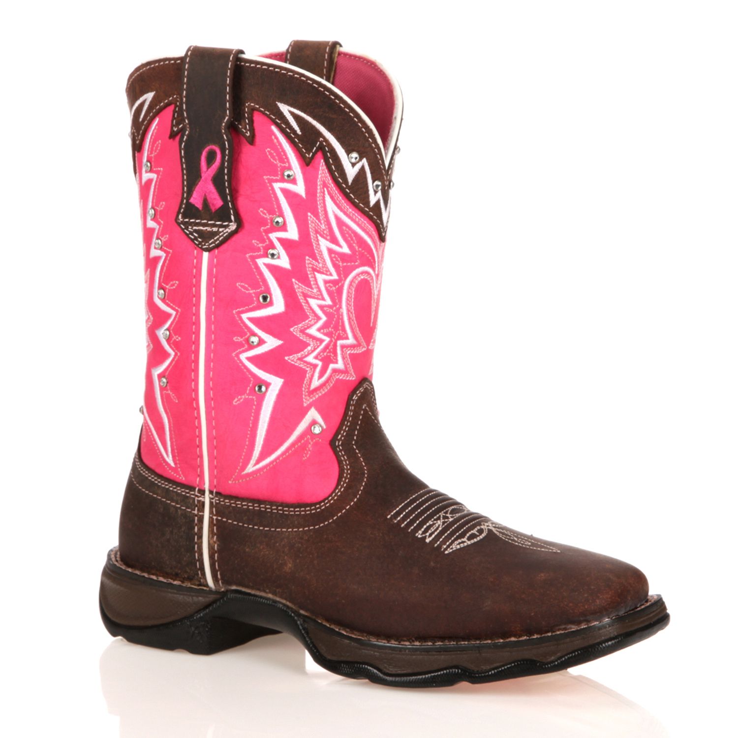 Image for Durango Pink Ribbon Lady Rebel Women's Cowboy Boots at Kohl's.