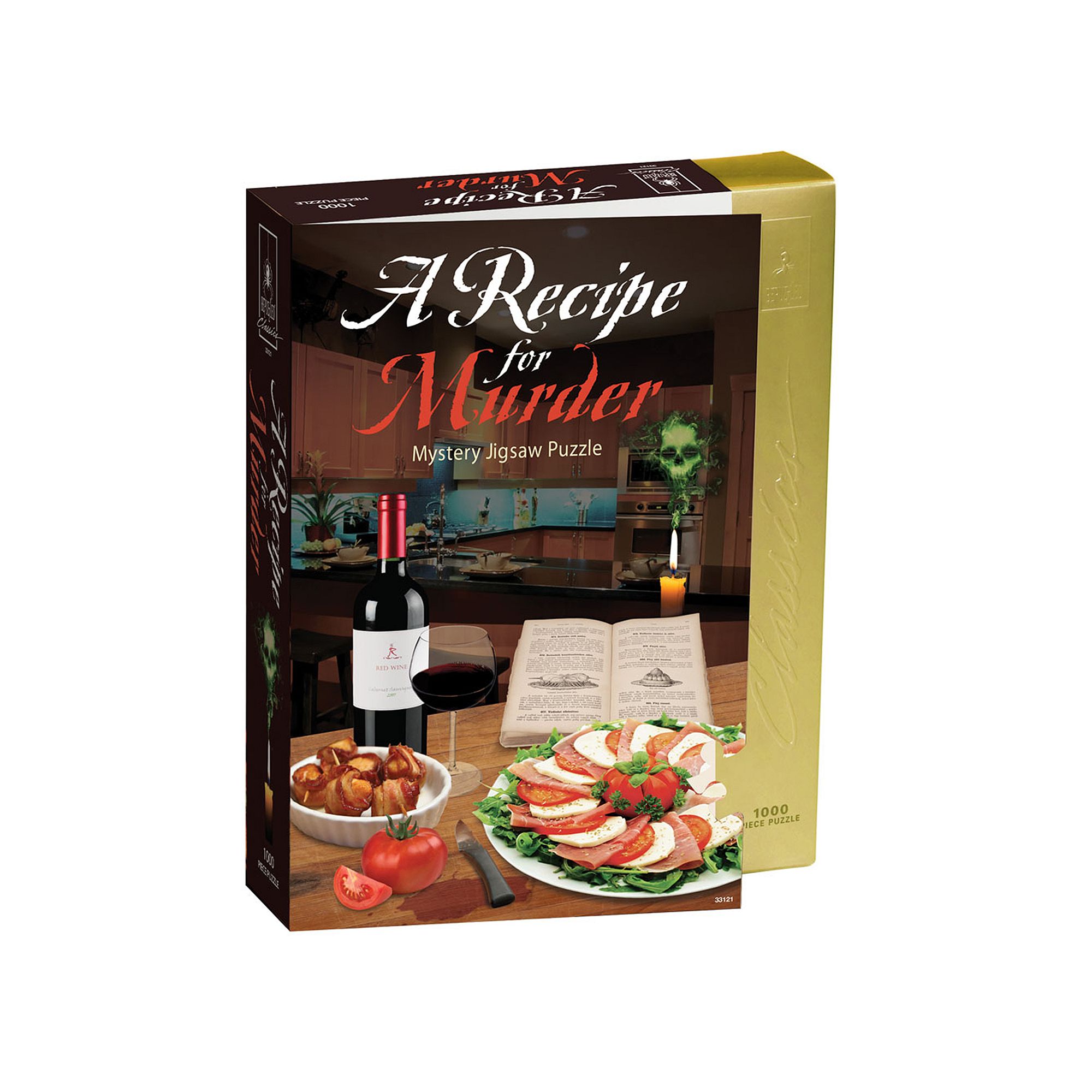 BePuzzled 1000-pc. Recipe for Murder - Murder Mystery Jigsaw Puzzle, Multi