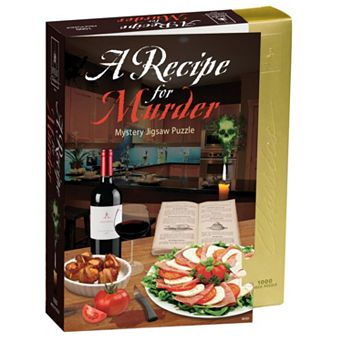 BePuzzled 1000 pc Recipe for Murder - Murder Mystery Jigsaw Puzzle