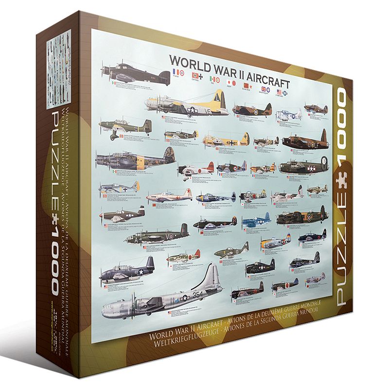 Eurographics 1000-pc. World War II Aircraft Jigsaw Puzzle, Multicolor