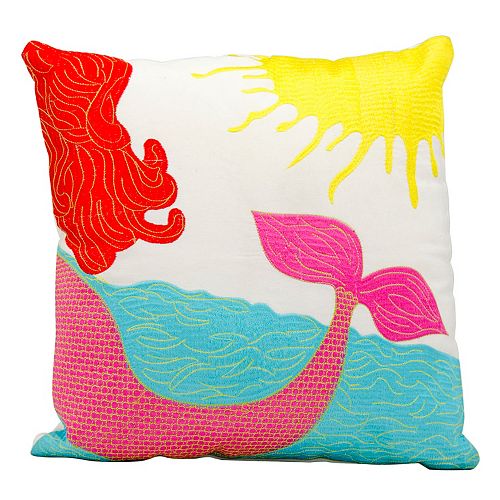 Mina Victory Mermaid Outdoor Throw Pillow