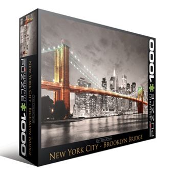 Eurographics Puzzles 1000 pc City Collection New York City Brooklyn Bridge Jigsaw Puzzle