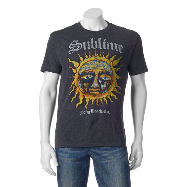 Men's Sublime Stamp Sun Logo Band Tee