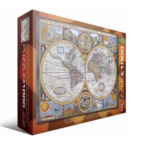 Eurographics 1000-pc. Antique World Map Jigsaw Puzzle