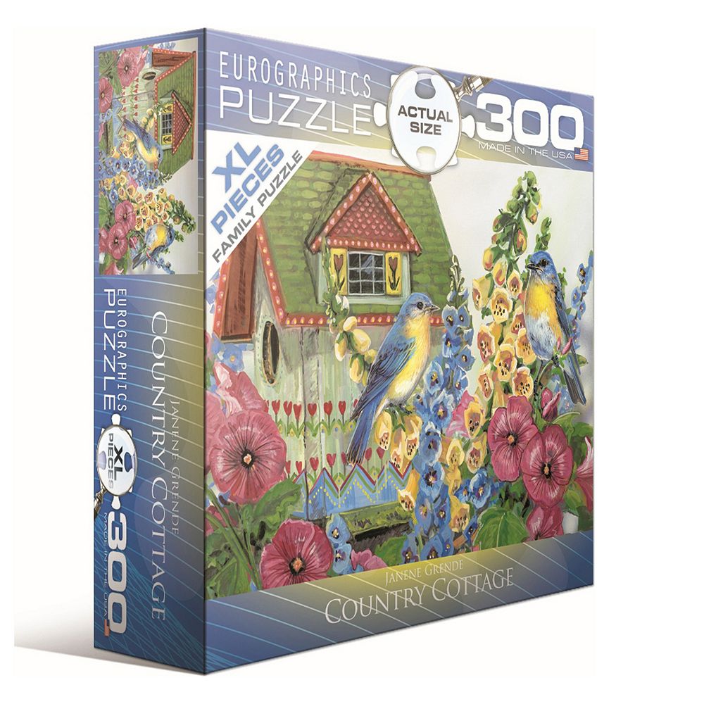 Eurographics Puzzles 300-pc. Janene Grendy Country Cottage Jigsaw Puzzle