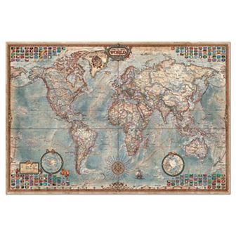 Educa The World Map 4,000 pc Jigsaw Puzzle